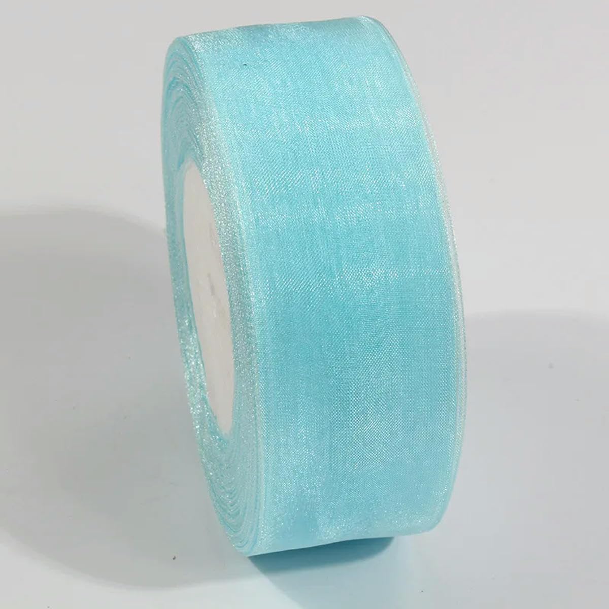 CIVIOOH 50 Yards Sheer Chiffon Ribbon Organza Satin Ribbons for Gift Wrapping Wedding Decoration Bouquets Party DIY Crafts