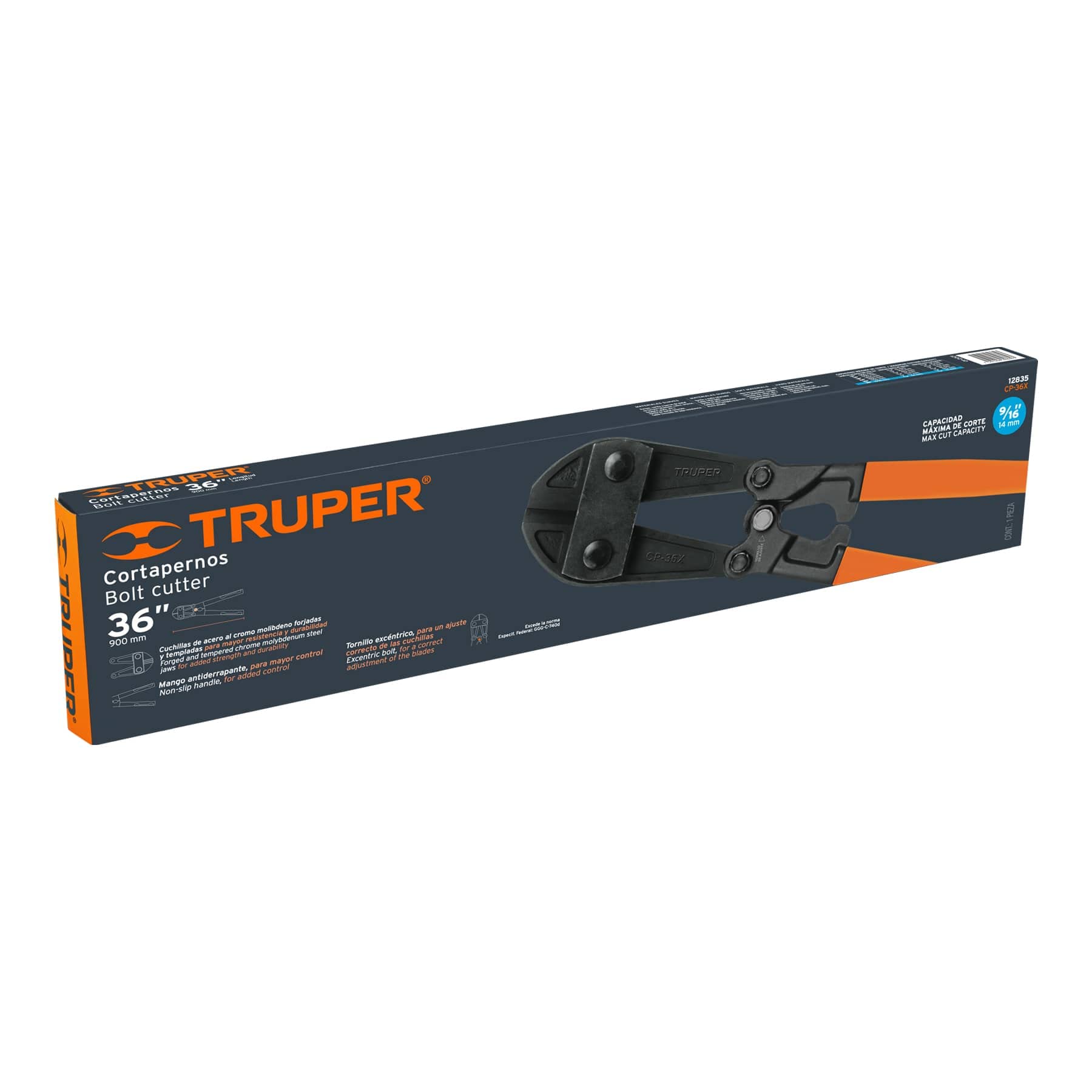 Truper cizalla cortaperno cortavarilla de acero de silicio grande 914 MM