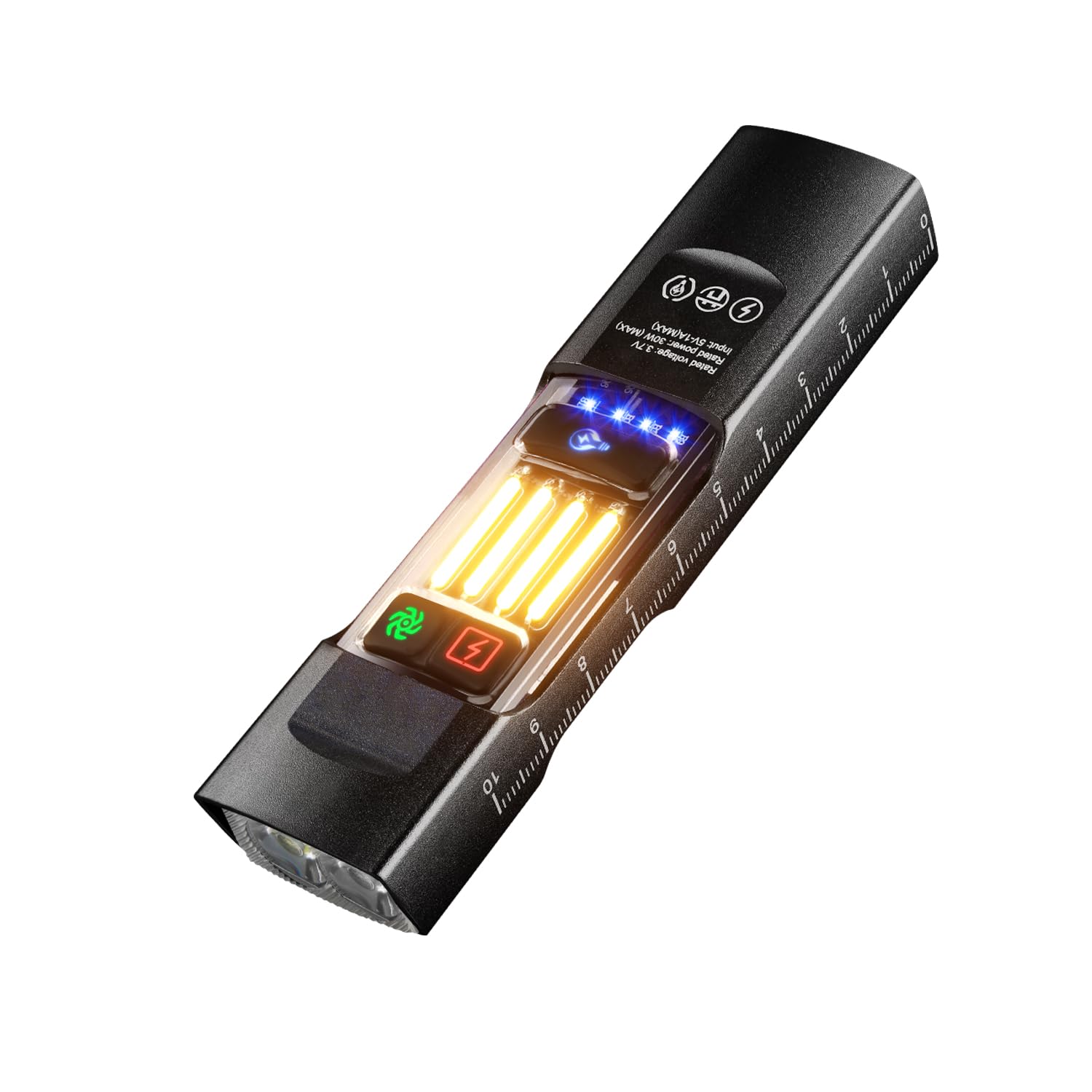 Taschenlampe kleine aufladbar LED Extrem Hell 6000 Lumen, TYPE-C aufladbar 4* Starke Lampenperlen Mini Torch mit 8 Lichtmodi und Langer Betriebsdauer Wasserdicht, für Camping Wandern Outdoor Notfälle