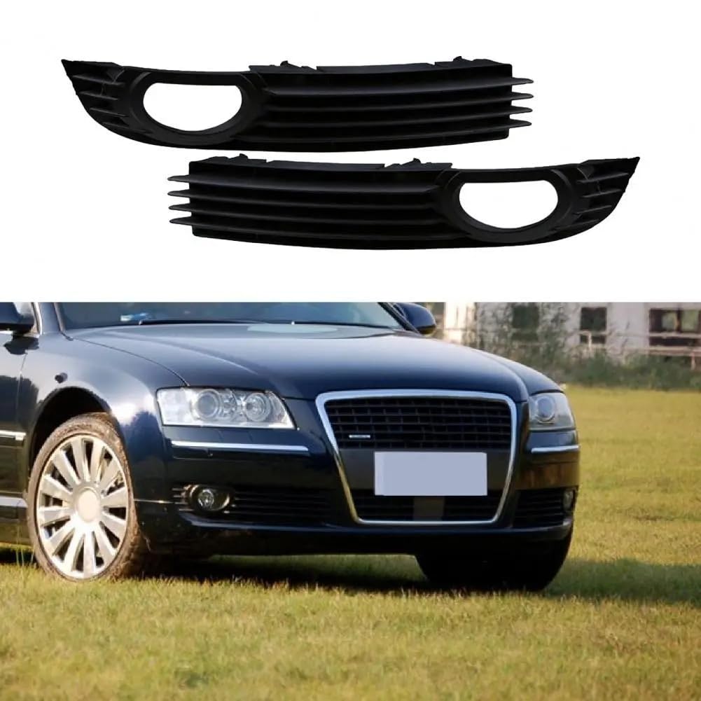Grilles Phares Antibrouillard A8 D3 2005-2007 - Avant Gauche Droite 4E0807681AD 4E0807682AD