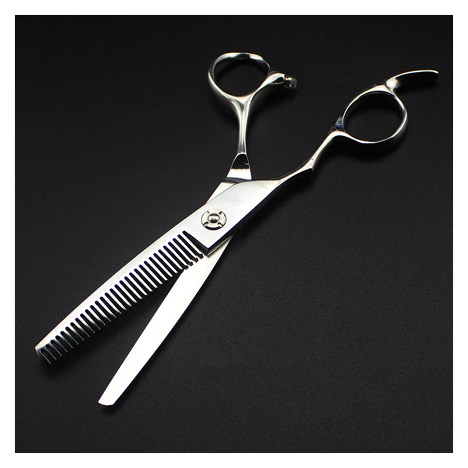 RWRAPS Forbici da Barbiere per Mancini da 6 Pollici, cesoie per sfoltire i Capelli da 6/14/30 Denti, Forbici da Parrucchiere (Colore : 30 Teeth) (30 Teeth)