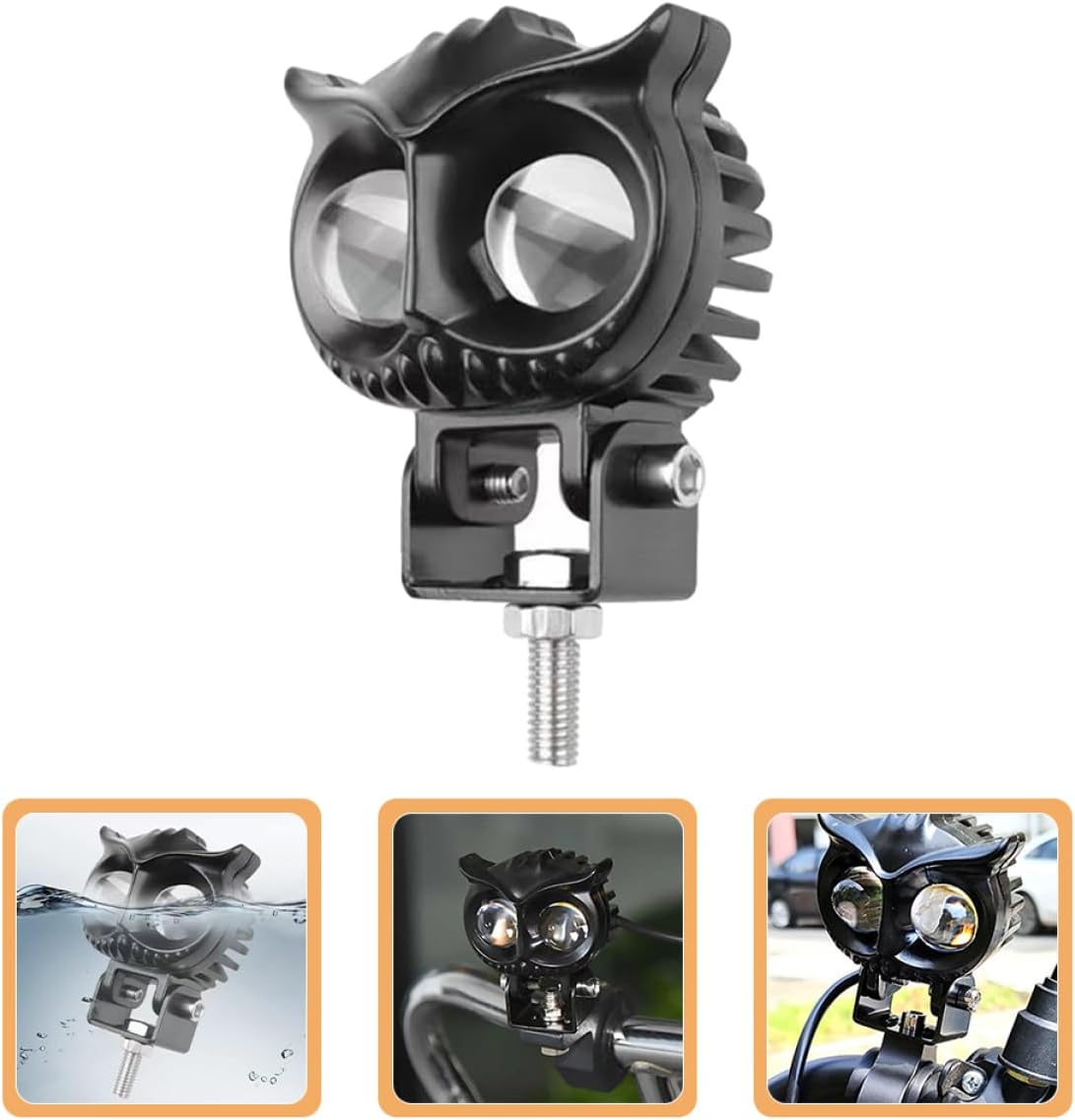 Motorcycle Led Headlight and Fog Light Dual Color High-transmission Driving Light for Off-road Use Durable and Stylish