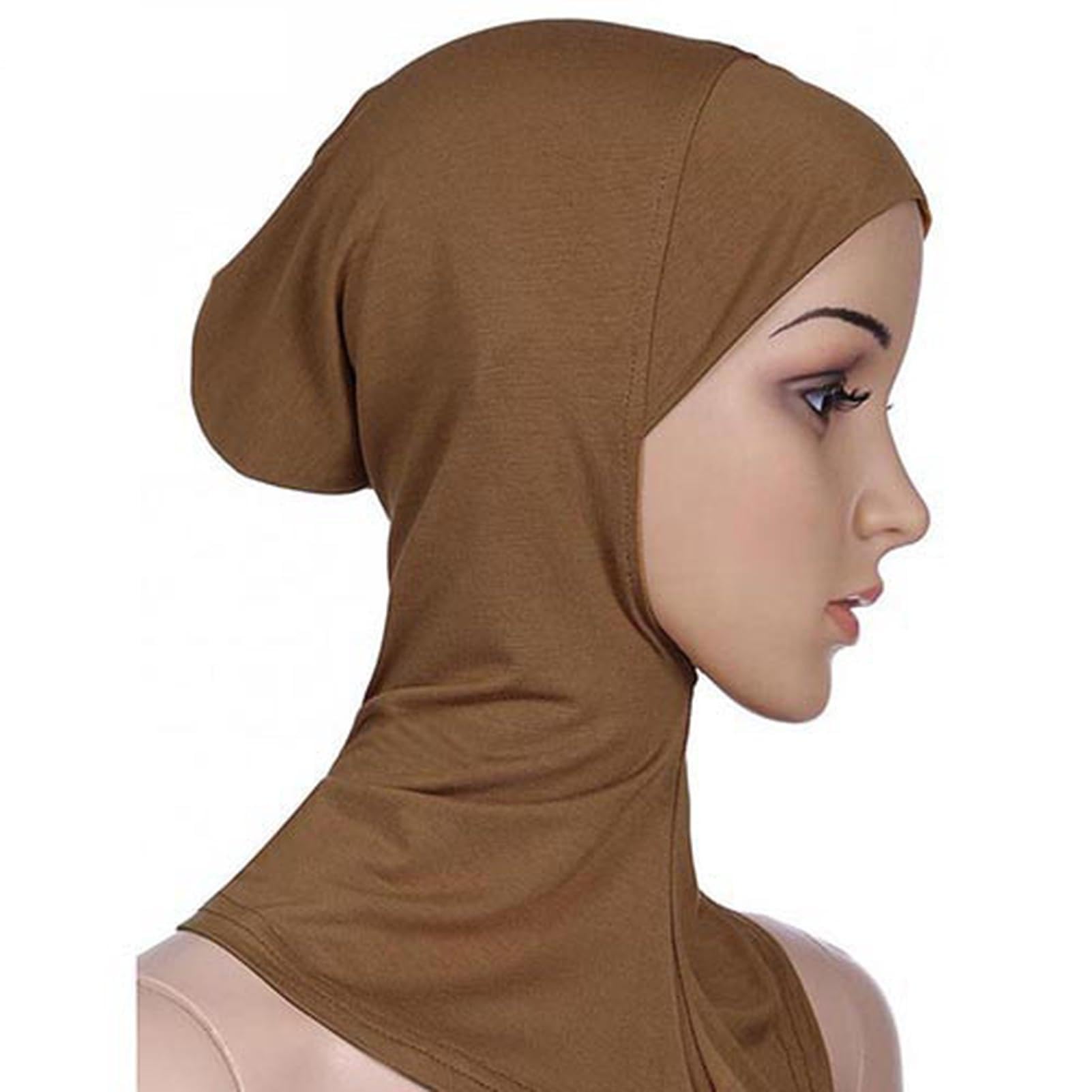 matumou Soft Color Women Full Cover Scarf Underscarf Neck Head Bonnet Hat