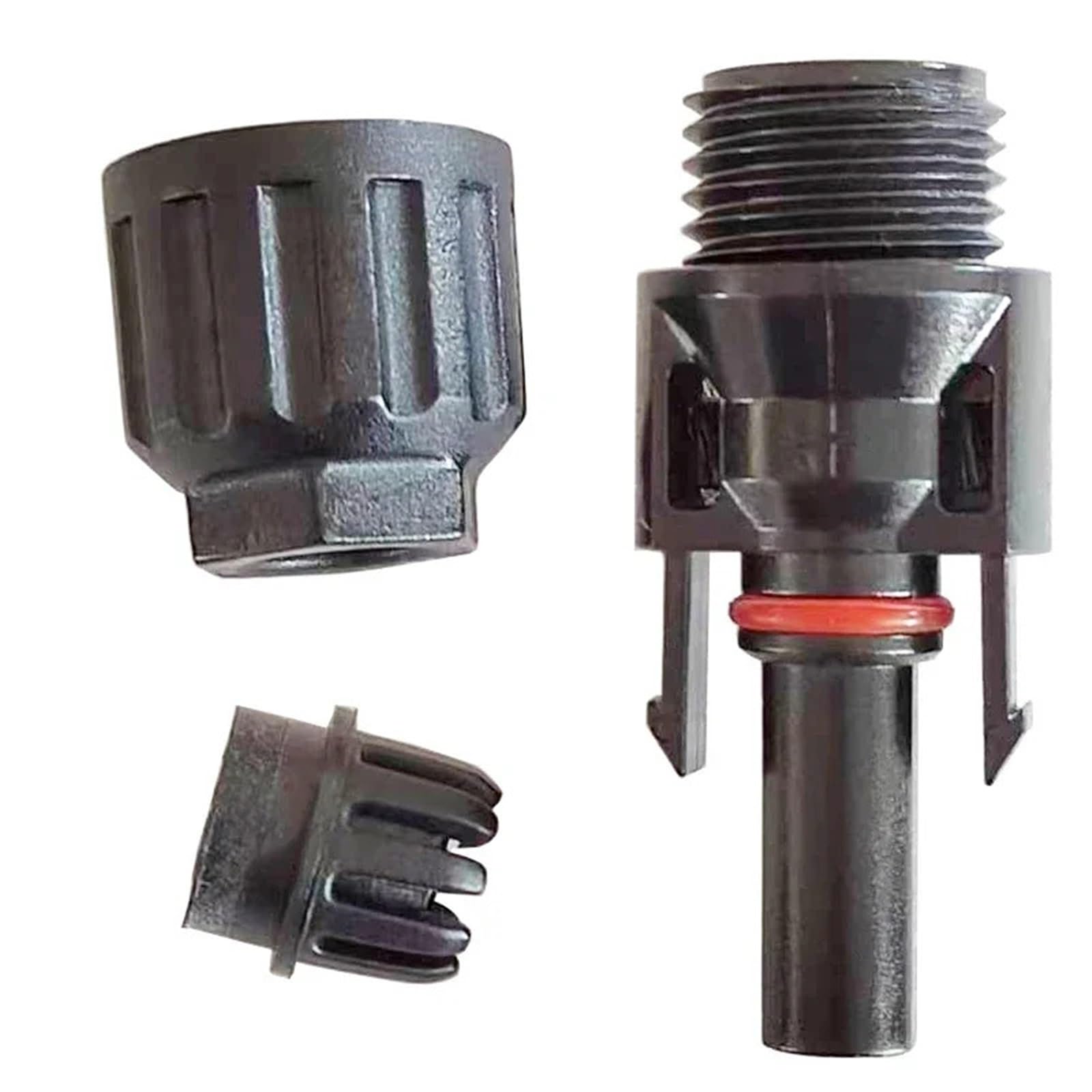 Conectores solares 100/60/40/20/10 de 1000 V 30 A, conector fotovoltaico MC4 para cable PV/MC 2,5/4/6 mm ² (40 unidades (20 pares))