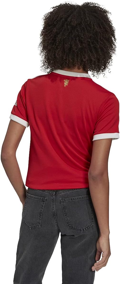 adidas Women's 2021-22 Manchester United Home Jersey (Real Red, Small)