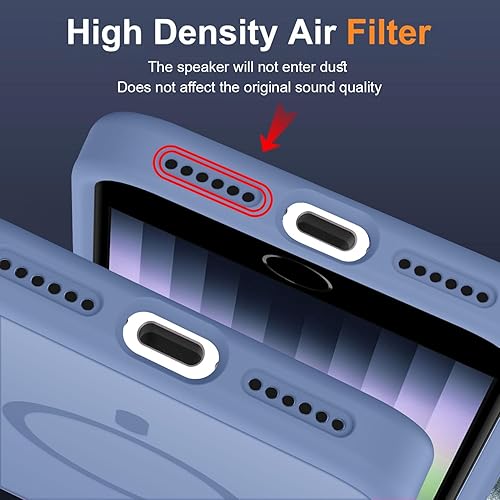 Vista 1270 de MOCCA - Funda magnética resistente para iPhone 11 de 6.1 pulgadas, compatible con MagSafe, protector de pantalla de vidrio + protector de lente