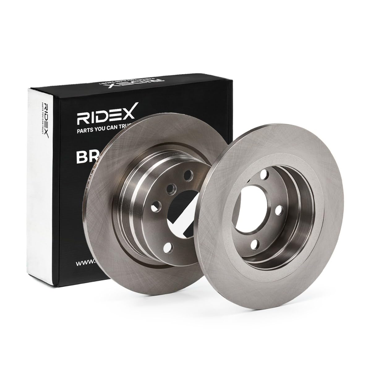 RIDEX 82B0806 2x Disco freno Posteriore senza viti/bulloni Compatibilità con BMW 1 Hatchback F20