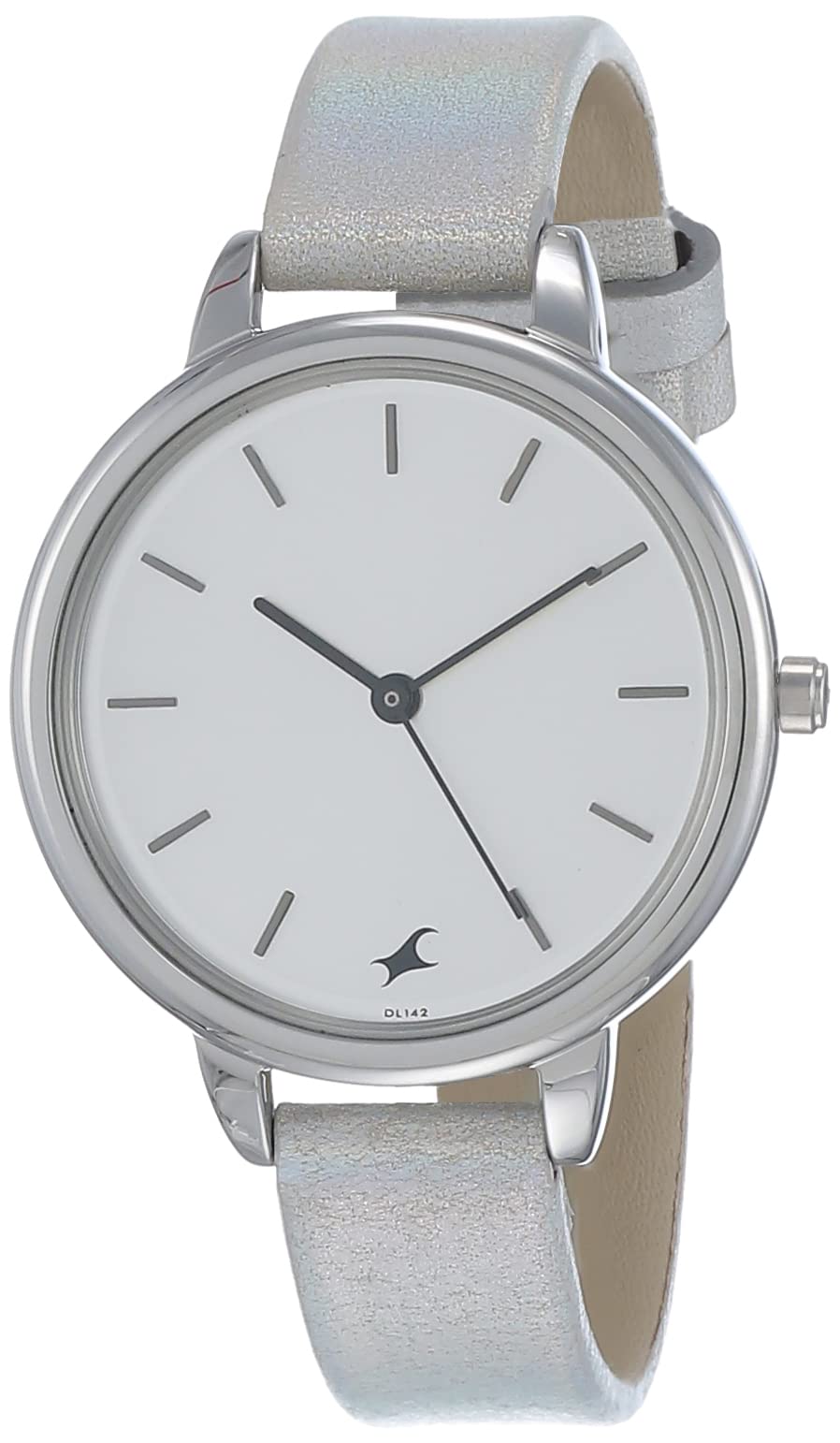 Fastrack Glitch Quartz Analog Silver Dial Leather Strap Watch for Girls-NR6234SL01 (B09J112J5H) Amazon Price History, Amazon Price Tracker