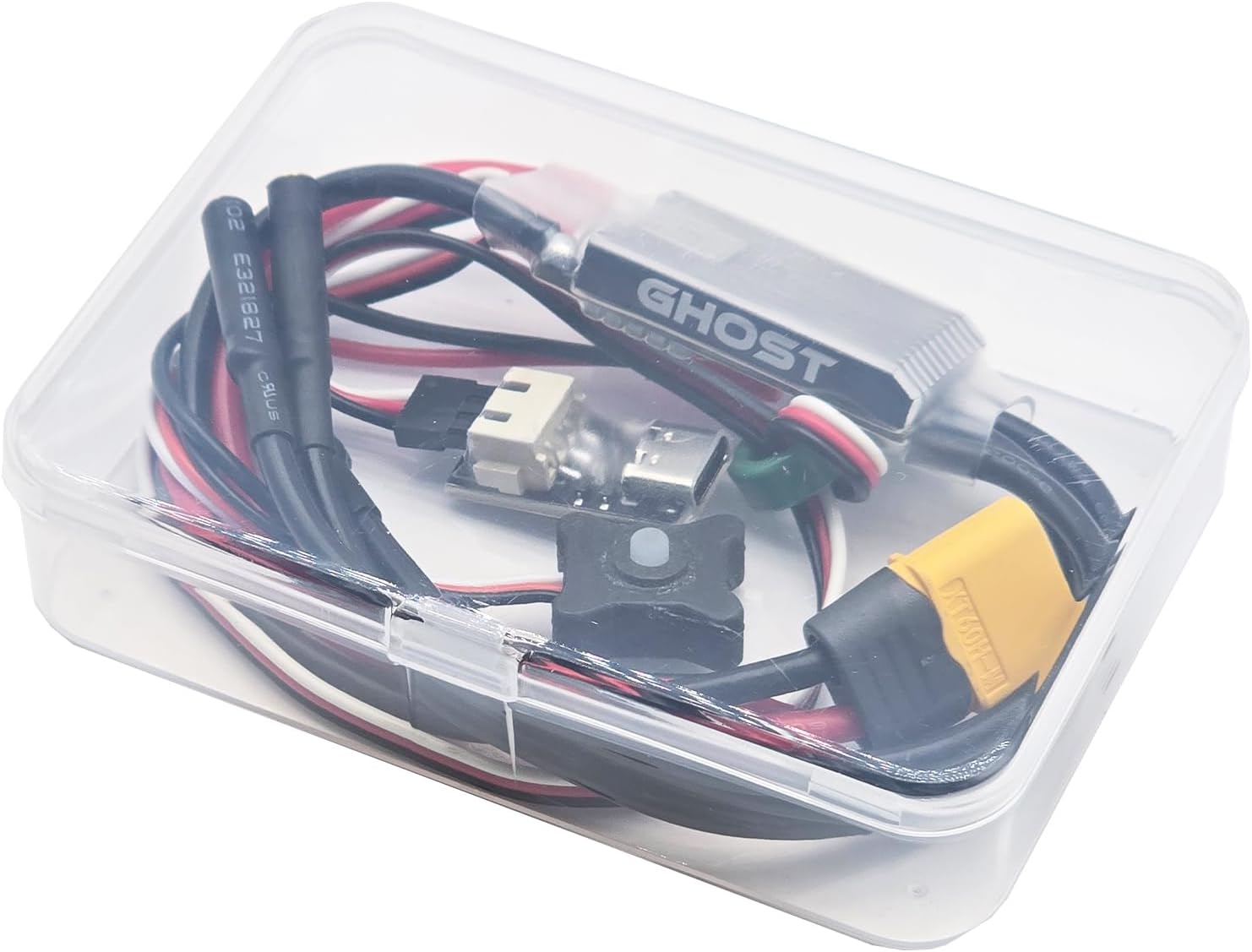 Ghost Crawler Brushless ESC 60A ESCape32 Electric Speed Controller with 12A BEC 5~8.4V for 1/10 Crawler Car Ship Model Axial SCX10 TRX-4 TRX-6 with ESCape32 WiFi-Link Parameter Configuration Tool