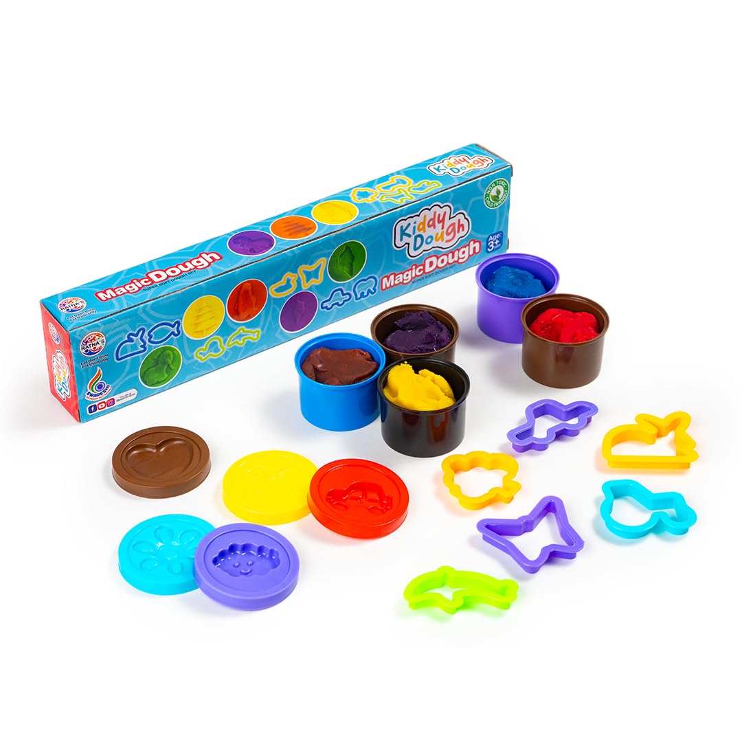 See full amazon price history chart for Ratnas Magic Dough 5 in 1 kit with Moulds, Non Sticky Modelling Clay Soft & Smooth Colorful Dough, Non Toxic & Safe for Kids (Multicolour) Ratnas Magic Dough 5 in 1 kit with Moulds, Non Sticky Modelling Clay Soft & Smooth Colorful Dough, Non Toxic & Safe for Kids (Multicolour) (B01JAAH7E2) Amazon Price History, Amazon Price Tracker