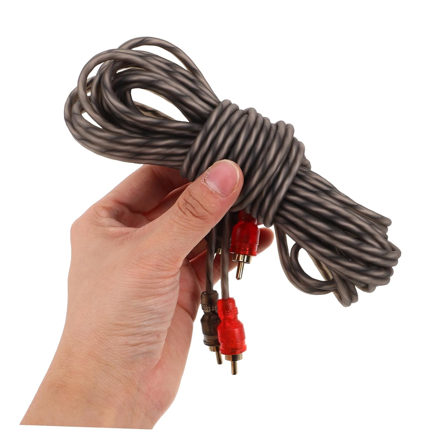 MAGICLULU Car Audio Cable Pure Copper Easy Installation Audio Video Extension Wire for Subwoofer Speaker Compatible with Car Audio Systems and Devices