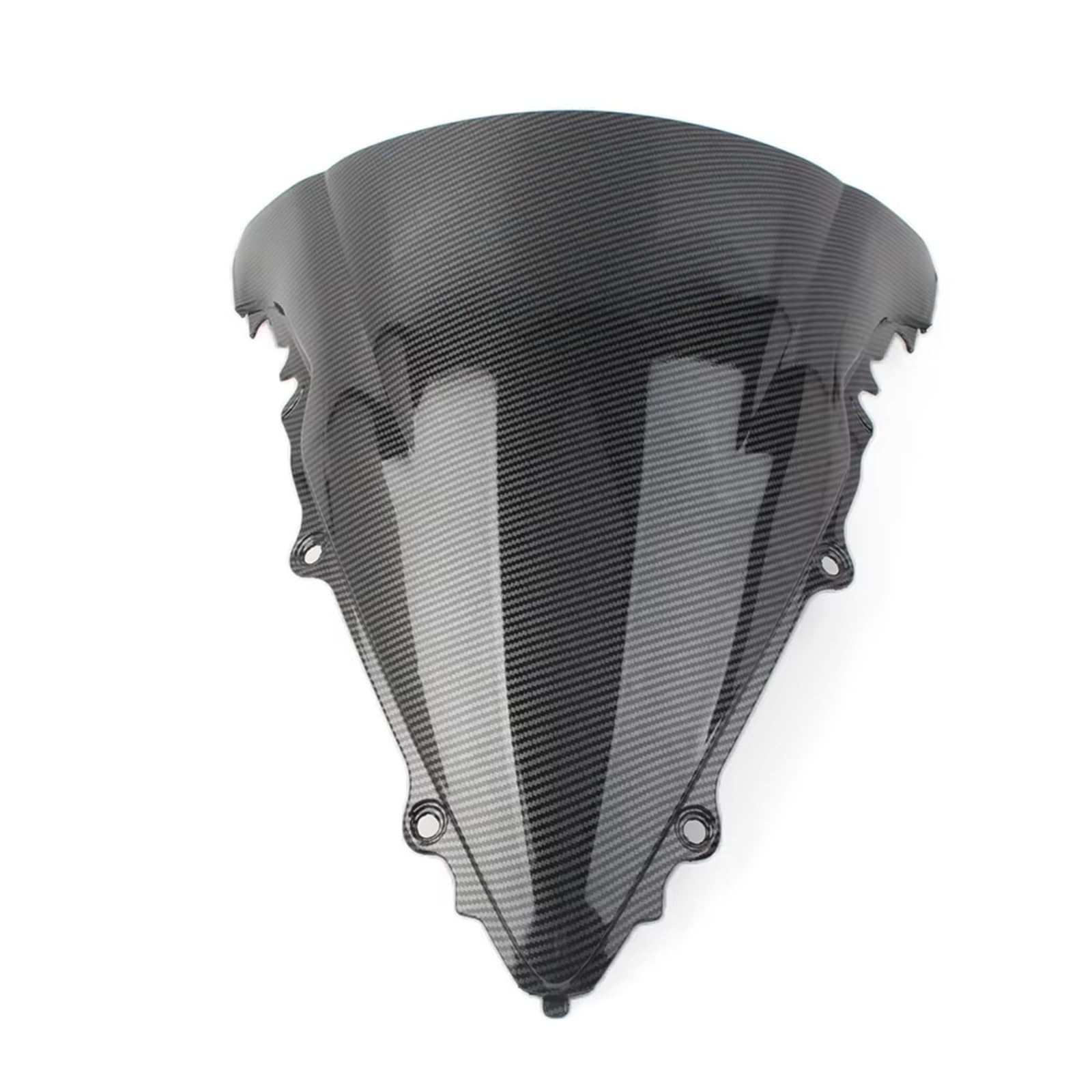 Deflettore Moto Per YZF R6 2003 2004 2005 Parabrezza Per Moto In Plastica ABS Con Motivo In Fibra Di Carbonio Deflettore Antivento A Doppia Bolla Cupolino Moto