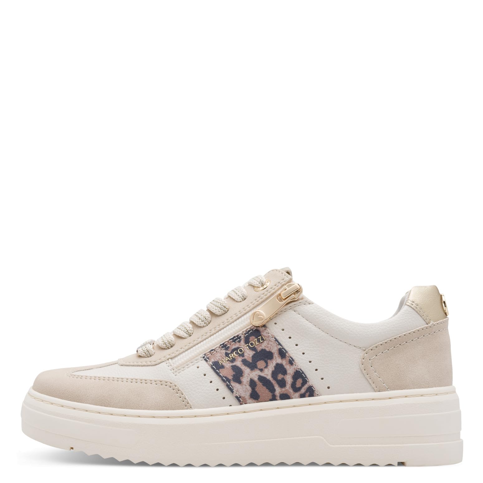 MARCO TOZZI Damen Sneaker weiches Feel Me Wechselfußbett weiches Innenfutter Modern