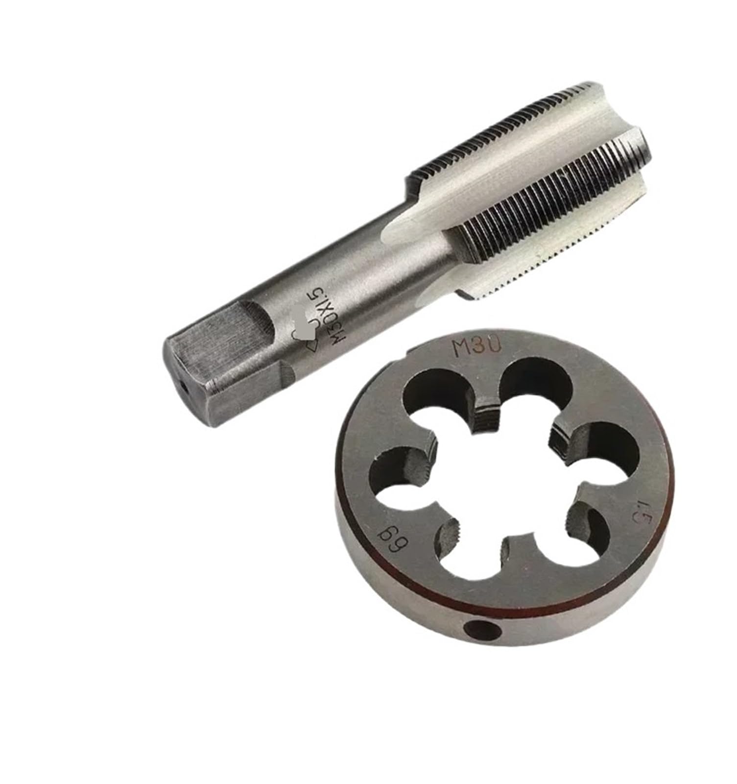 Terraja M30 x 1,5 mm rosca métrica HSS para terrajar metal paso fino