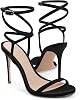Coutgo Womens Strappy Lace up Heels Sandals Sexy High Heeled Ankle Strap Summer Dress Shoes