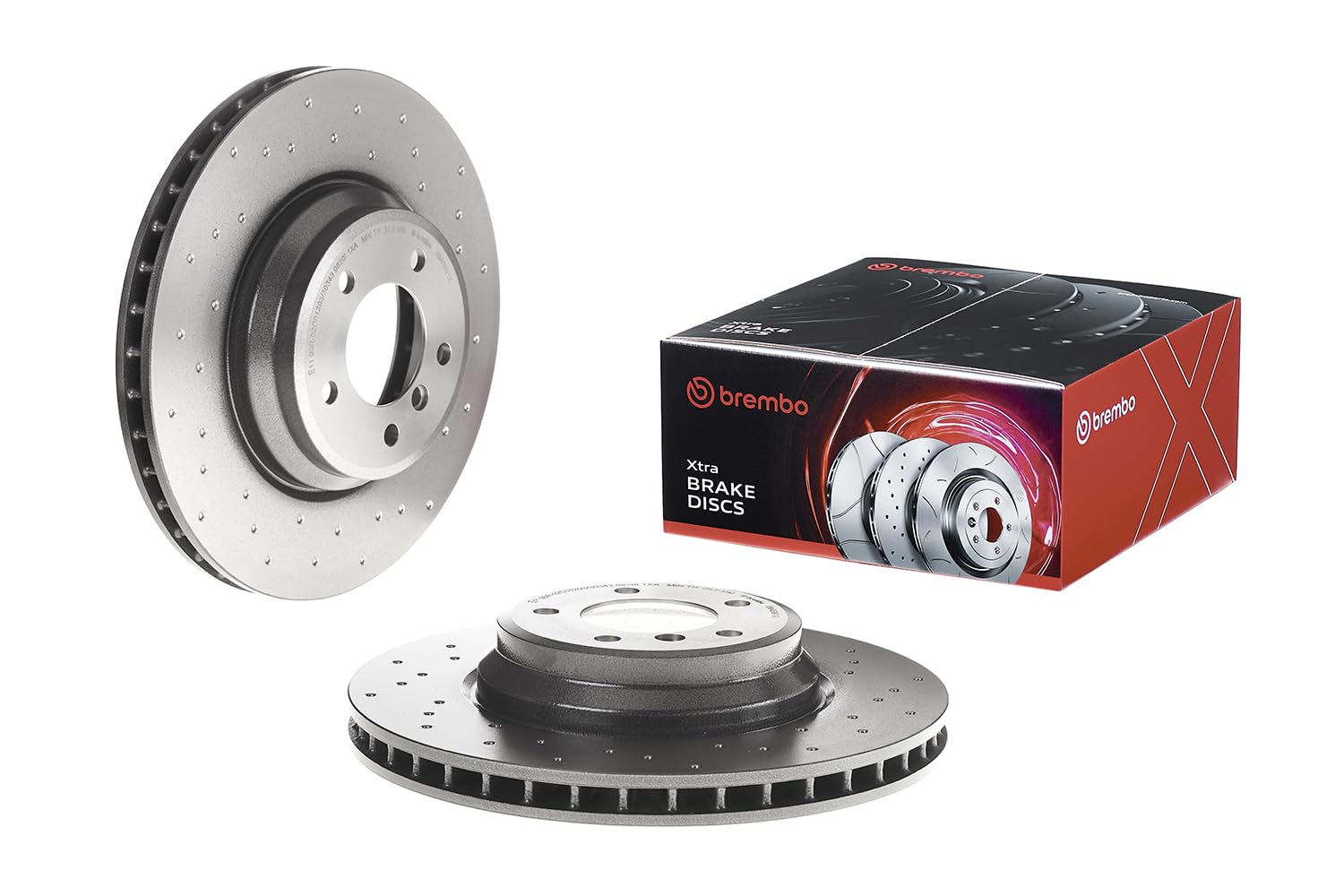 Amazon.com: Brembo 09.A599.1X Xtra UV Coated vented drilled Front