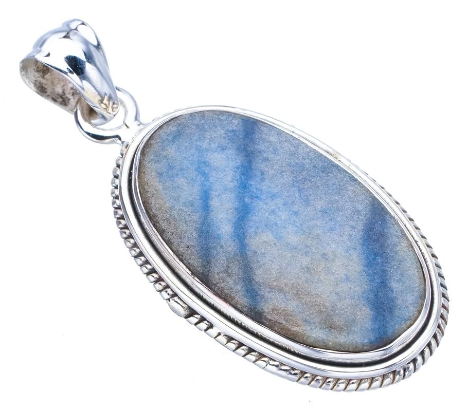Pendentif opale Owyhee en argent 925 fait main pour éviter les allergies aux bijoux