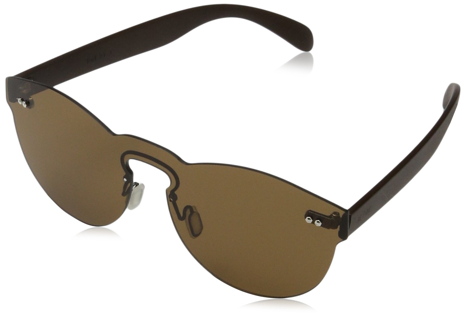 Ocean GlassesIbiza Space Flat Brown Frame and Lens Sunglass, Brown