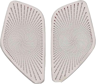 Door Speaker Covers, Compatible with Benz GLC300L GLC260L 2023, Interior Sound Ring Trim Car Door Panel Loud-Speaker Cover Grille Trim Accessories, B3 Silver