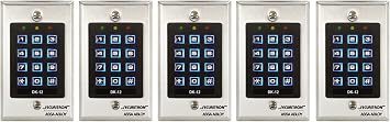 Securitron Single Gang Digital Keypad System with Illuminated Keys, 99 User Code Capability