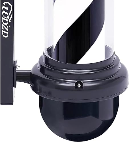 Miniatura 6 de Mini luz de poste de peluquero negra de 20 pulgadas