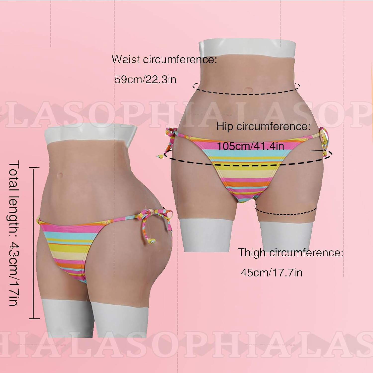 Realistic Silicone Big Ass Panties Fake Butt Shaper Control Push Up Panty Men's Hiding Gaff Boxer Briefs for Cosplay