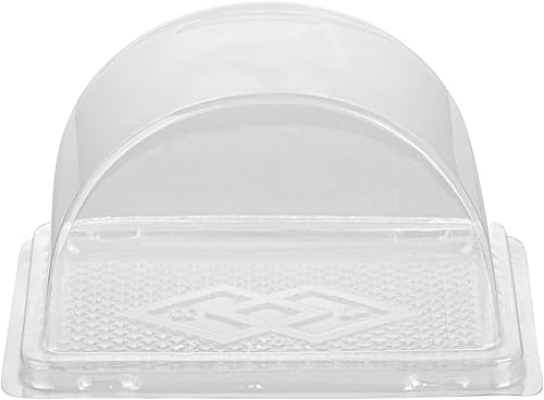 Miniatura 16 de Restaurantware - Cajas de pastel de 13 onzas, 100 contenedores desechables de rollo suizo para tartas - con tapas, semicírculos, recipientes de