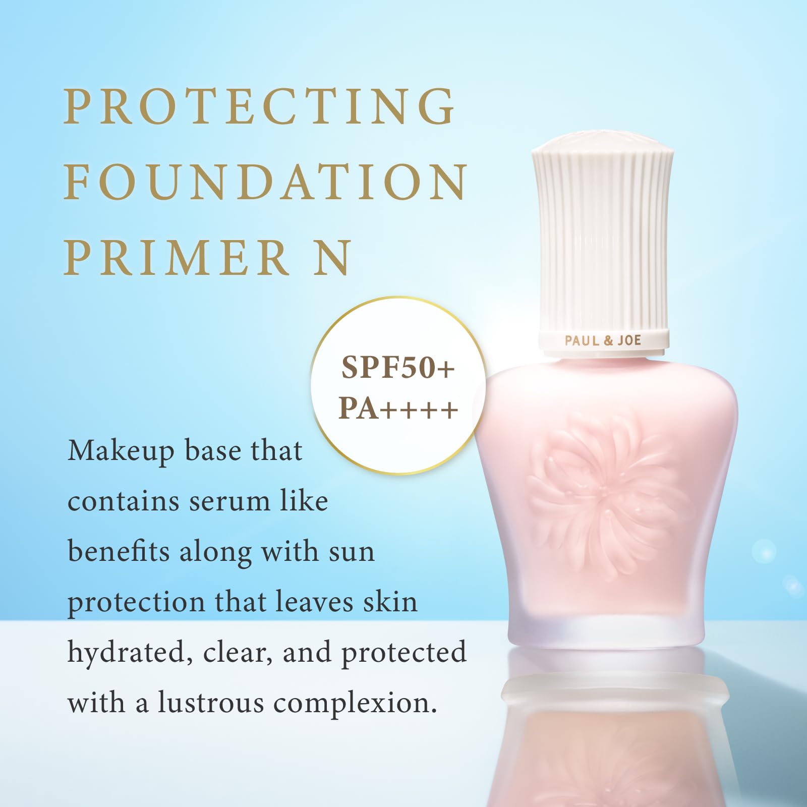 PAUL & JOE Protecting Foundation Primer N 00, 30ml (SPF50+ PA++++), Light Pink, 30 ml (Pack of 1) - Image 2