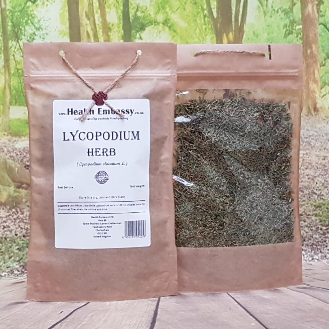 Health Embassy Herbe de Lycopode Tisane | Lycopodium Clavatum L | Lycopodium Herb (50g)