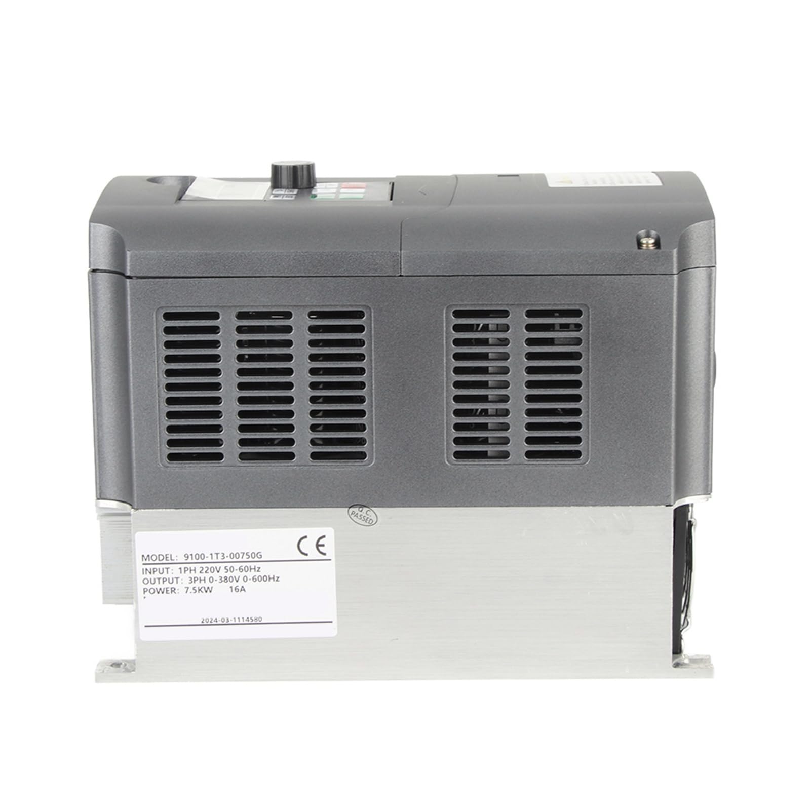 Onduleurs et Convertisseurs VFD AC220V à 380V 7,5KW, Convertisseur de Fréquence Monophasé à Triphasé, Convertisseur Universel pour Le Contrôle de la Vitesse du Moteur