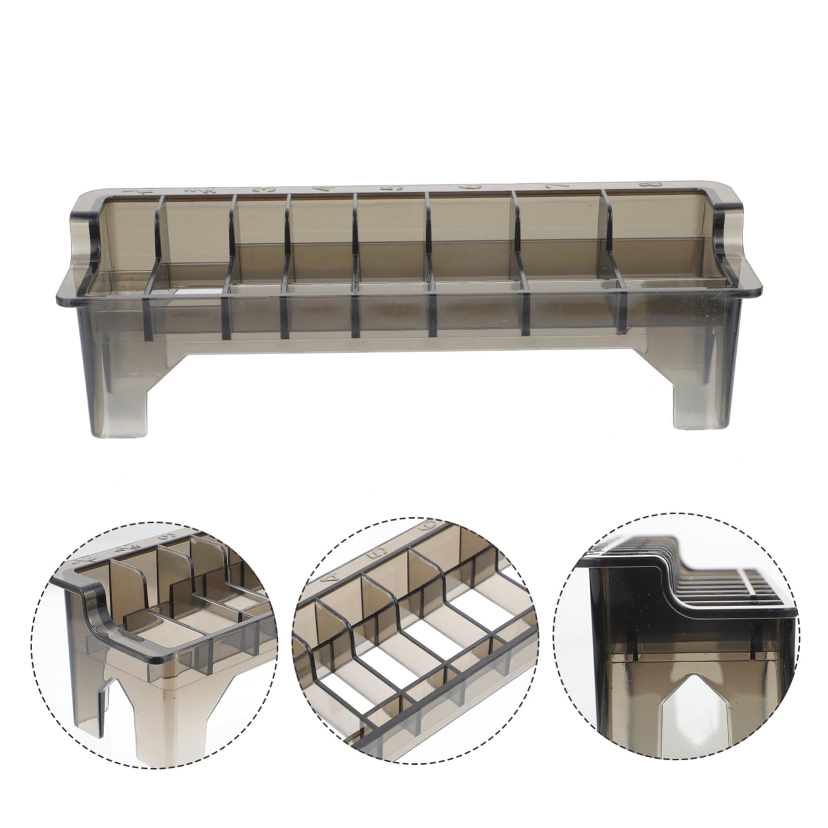 Gogogmee Barbershop Box Hair Clipper Storage Case Hairdressing Positioning Comb Case