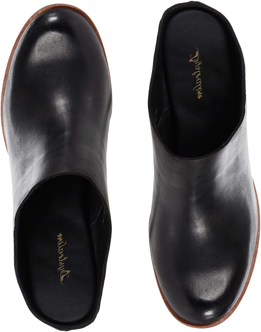 Women High Chunky Stacked Heel Mules Closed Round Toe Heeled Sandals Slip On 3 Inch Block Heels Suede Backless Booties Burnished Dressy Vintage Party Office Ladies Slide Slippers 4-11 M US - Image 4