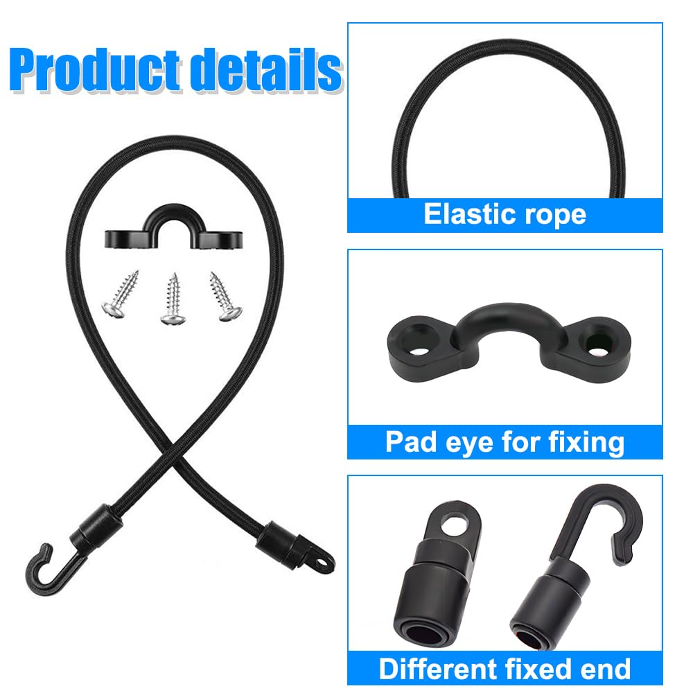 ZONADAH 4er-Set Angelruten Halter - Rod Tamer Für Kajak, Boot & Marine