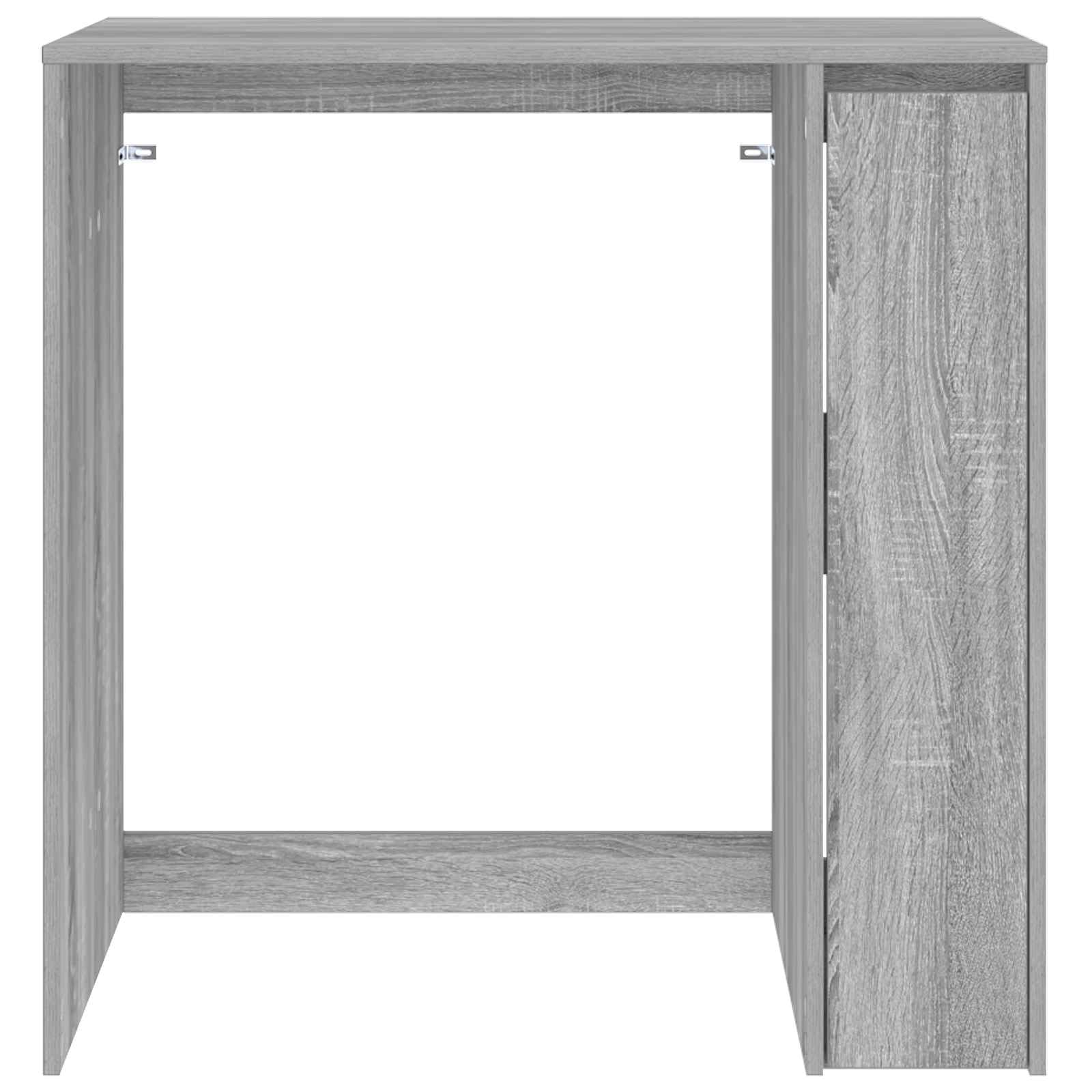 Waschmaschinen-Schrank Mit Tur Graues Sonoma 87x60x89 cm | Holzwerkstoff, Wasserabweisend, 2 Facher, Einfache Montage, Feuchtes Tuch Reinigung