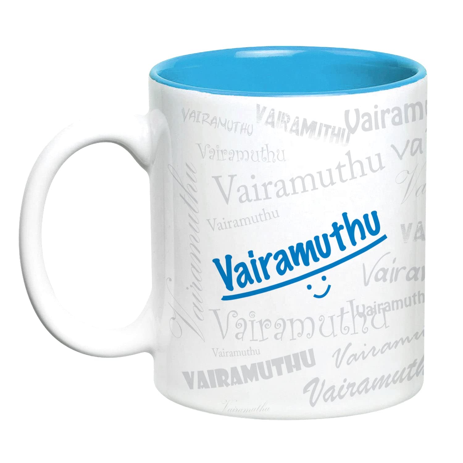 Hot Muggs Me Graffiti Mug - Vairamuthu Personalised Name Ceramic, 315 ml, 1 Unit