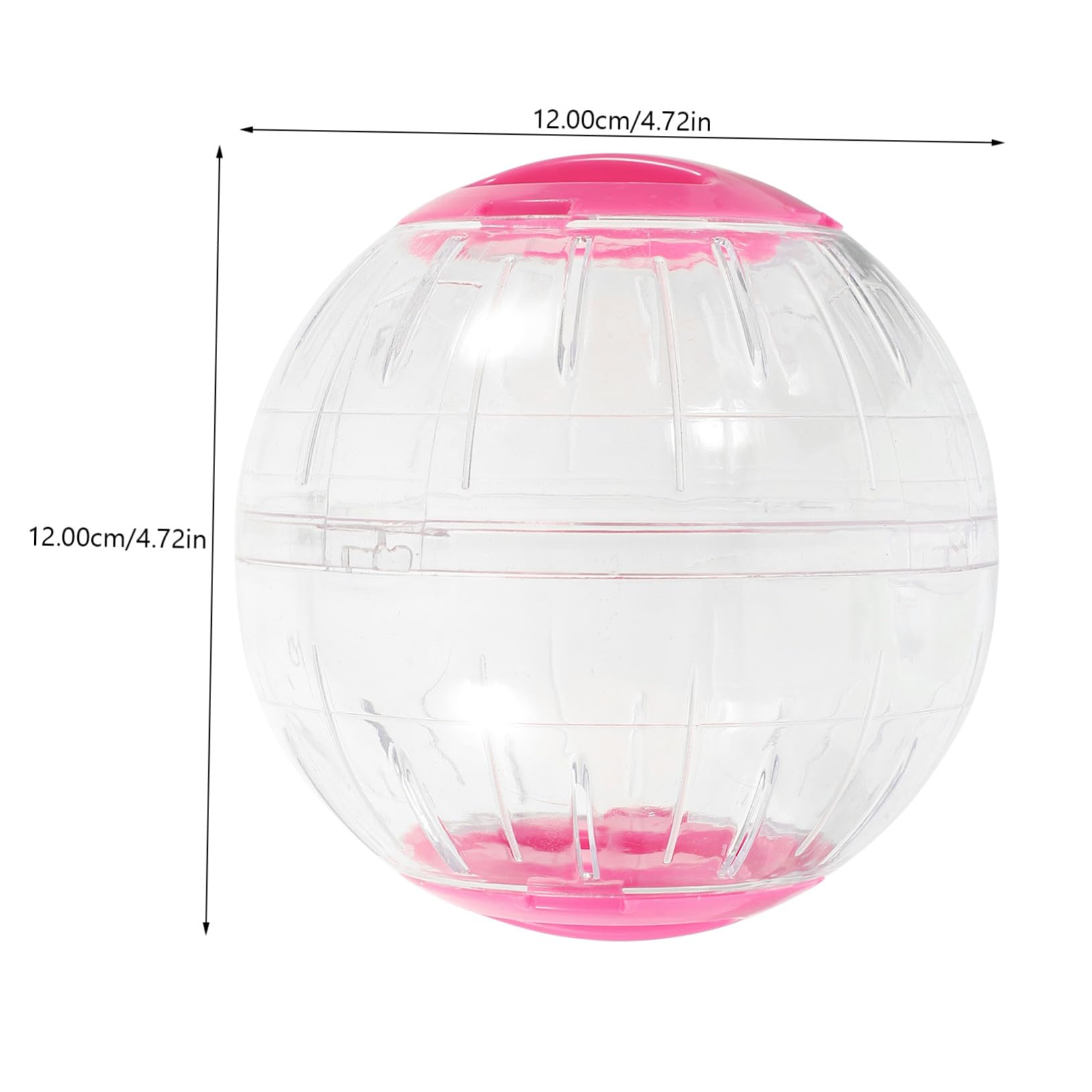 SEWACC 4pcs Ballon d'exercice Rond en Plastique pour Hamster et Souris