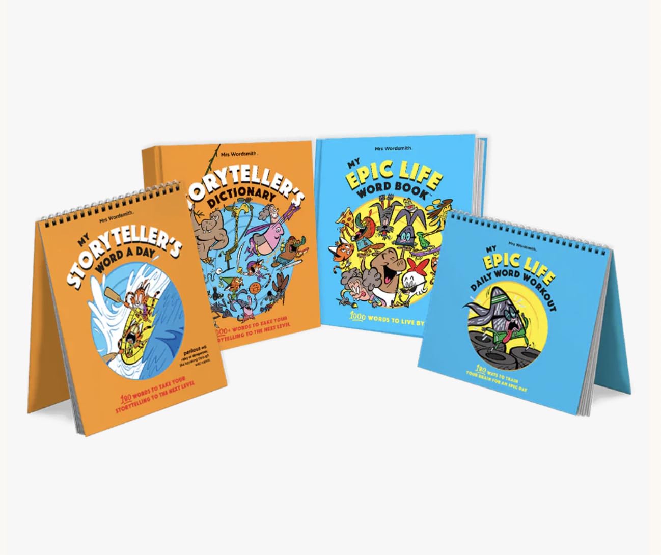 MrsWordSmith Family Master Bundle, Improve reading, writing, and build vocabulary with four of our bestselling, most popular releases.