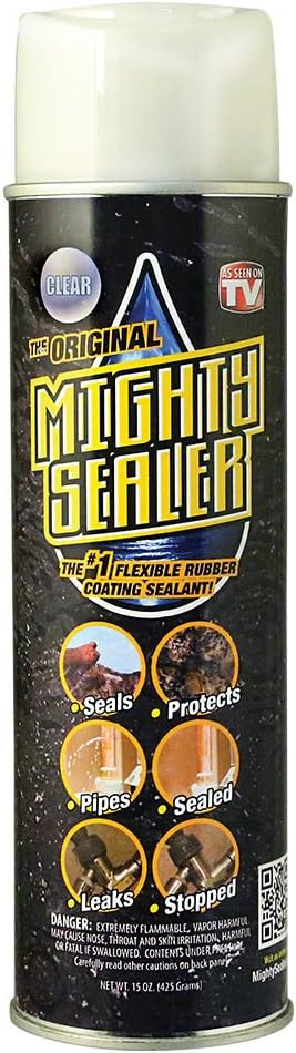 The Original Mighty Sealer Flexible Rubber Coating Sealant-Clear