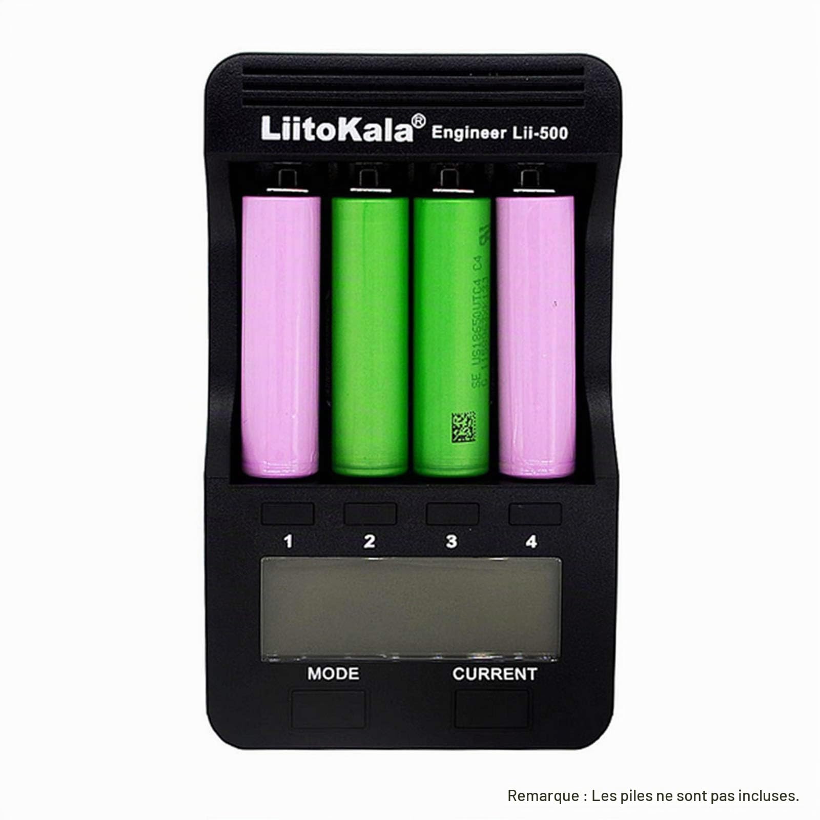 Docooler PUBLICA Okala LII de 500 Chargeur Intelligent Intelligente Chargeur 4 Slots Écran LCD pour Batterie NI-MH Ni-CD Batteries Li-ION