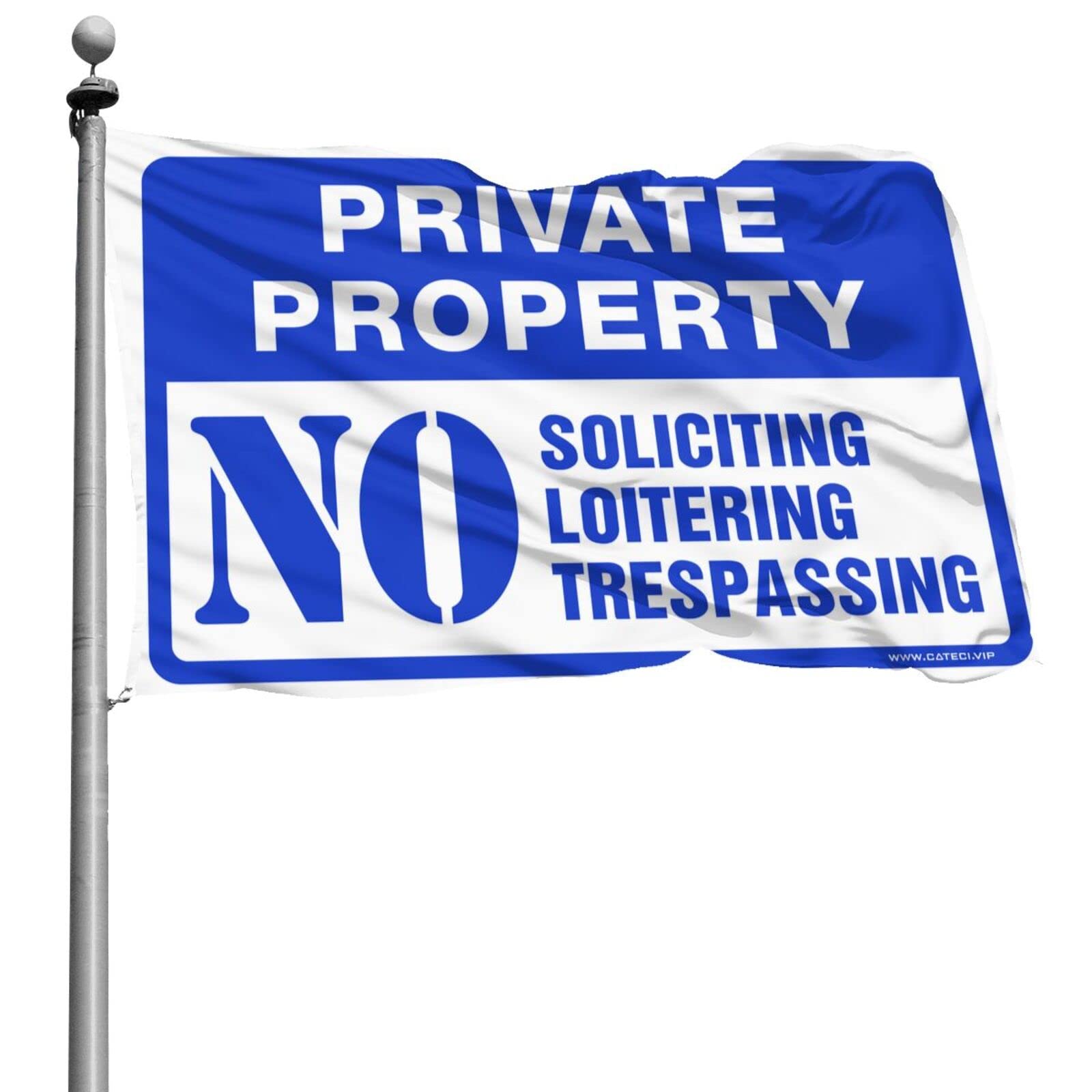 Bannière No Trespassing pour dortoir : délimitez votre espace