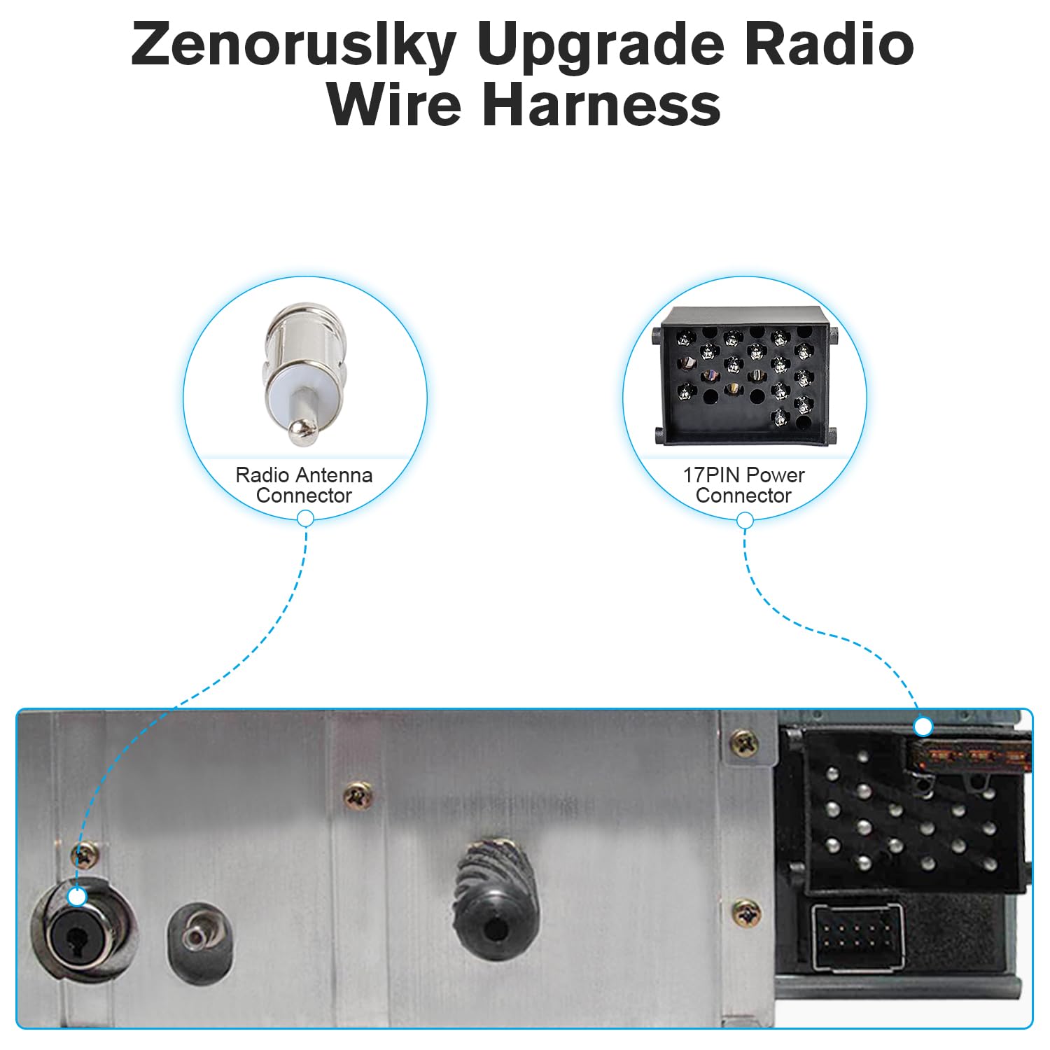 ISOラジオ配線ハーネスアダプター BMW E30 E32 E36 E39 E38 E46 Z3に対応。アフターマーケットステレオワ
