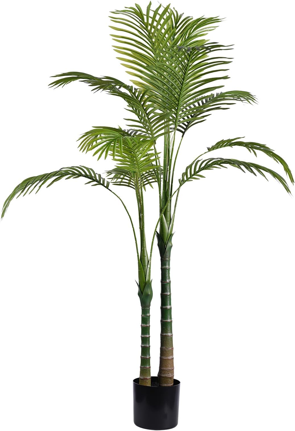 Close to Nature, 4ft Palme d 'Or Artificial Tree with Lifelike Trunk and Leaves, and Anti-Ultraviolet Artificial Plant for Courtyard Decoration -1 Piece.