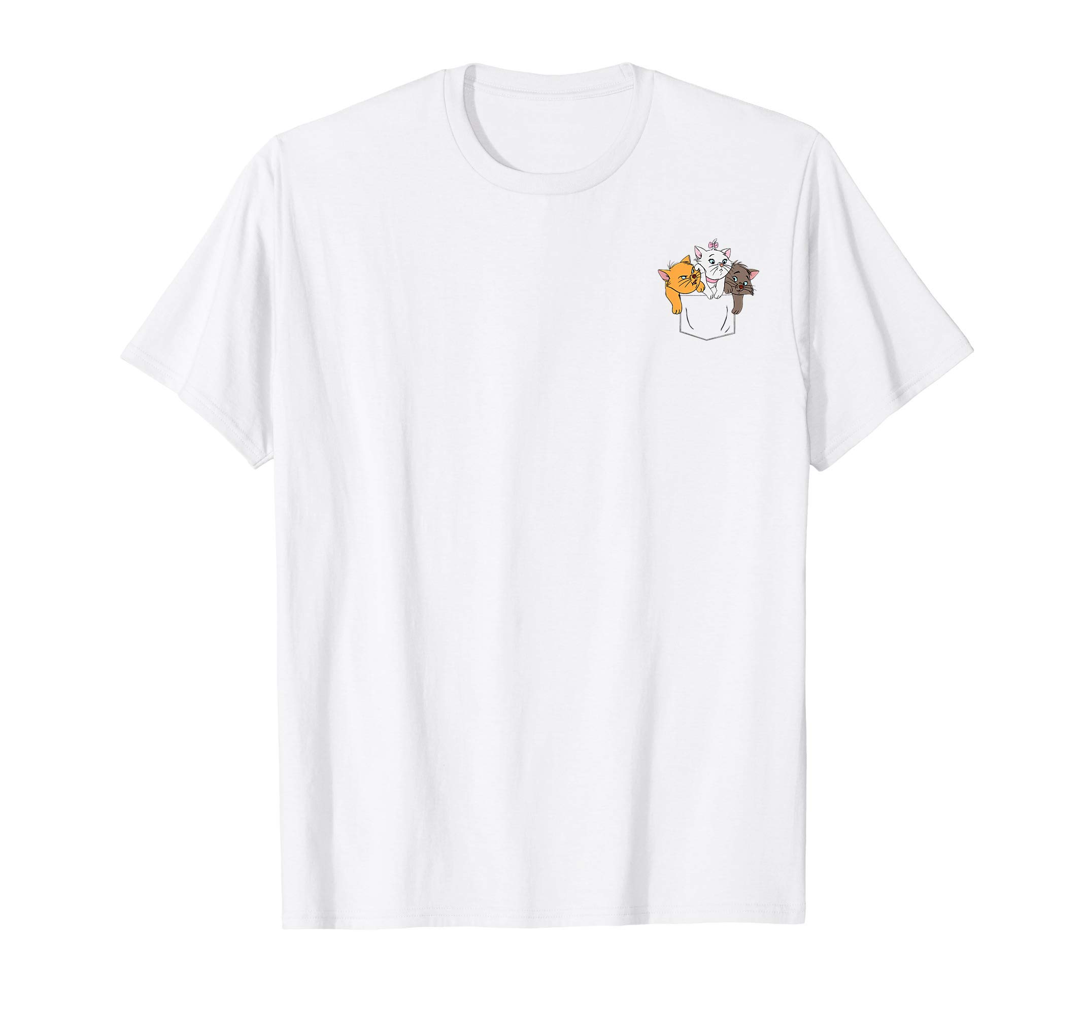 DisneyThe Aristocats Marie Toulouse Berlioz Faux Pocket T-ShirtOEKO-TEX STANDARD 100