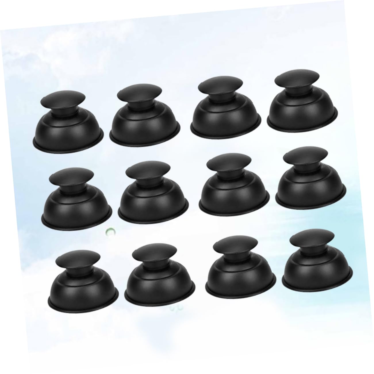 Healvian Lot de 12 Ventouses de Massage en Silicone pour Tout le Corps, Pratique et Soulager le Dos