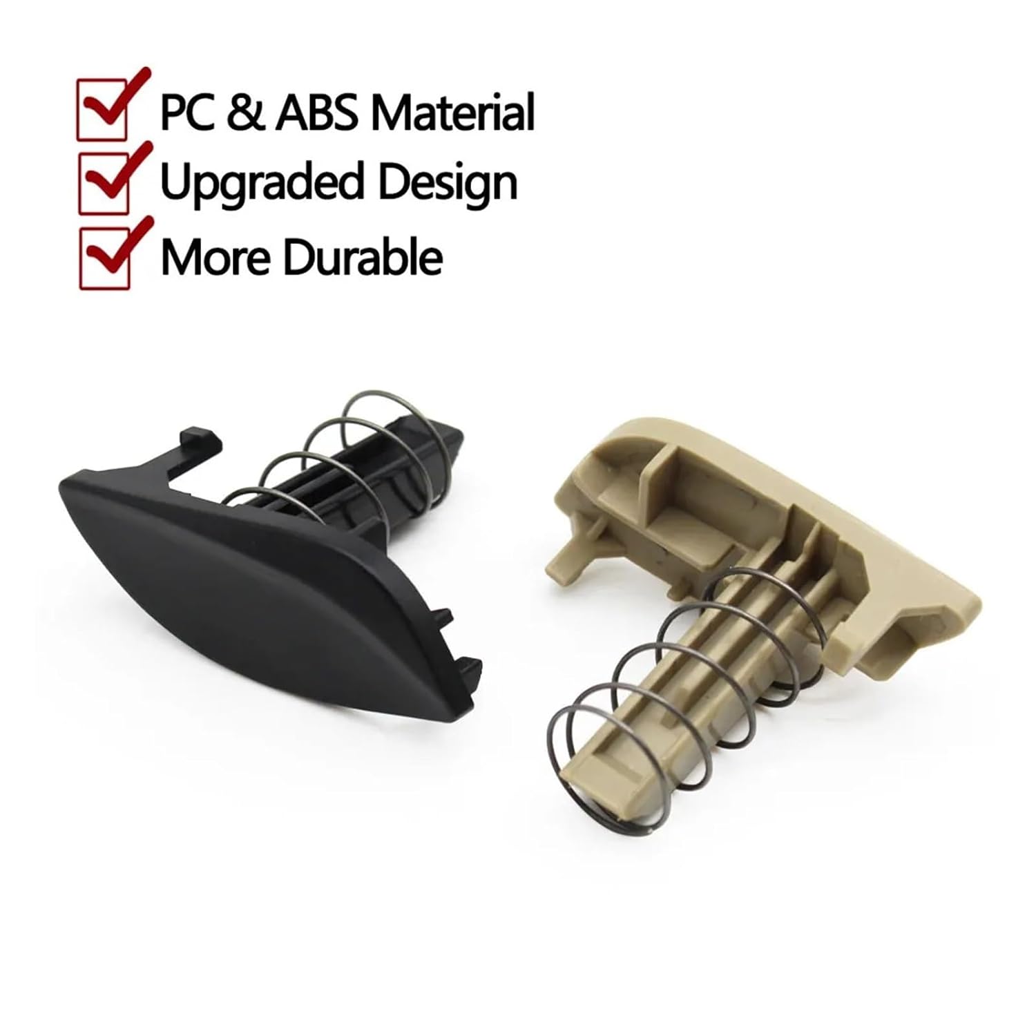 Car Front Left Right Seat Headrest Adjustment Switch Button Cover Replacement Compatible F10 F11 F18 F07 F01 F02 F04 E70 E71 E72(Color:Black)