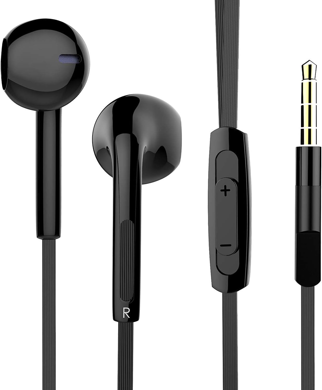 Earbuds, Wired Earphones inEar Headphones with Microphone and Volume Control Stereo