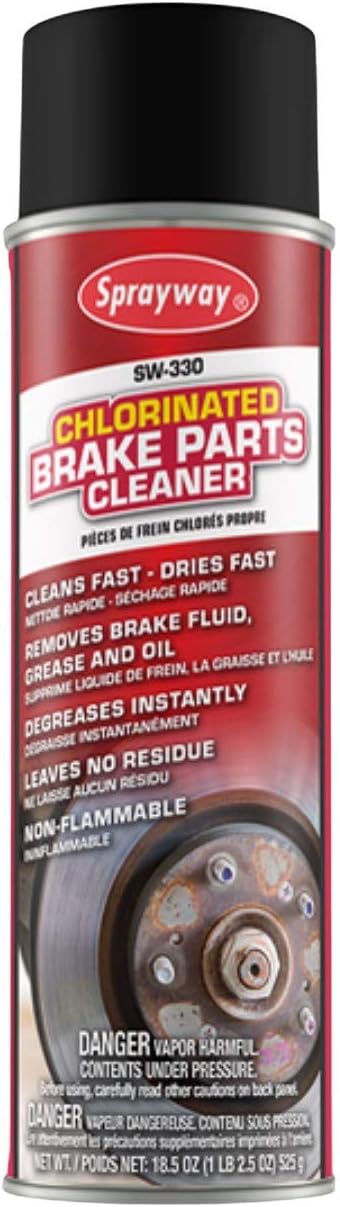 SW330 Chlorinated Brake Parts Cleaner, 18.5 oz