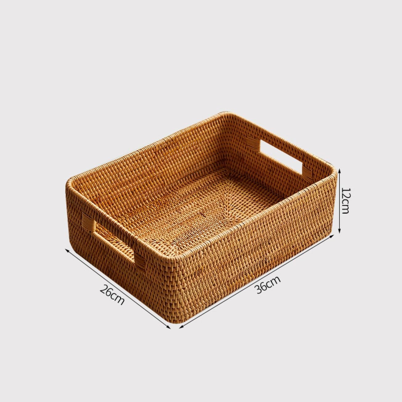 Amazon.co.jp: MJKQ9 藤製かご 収納バスケット タオル収納 おしゃれ 籐