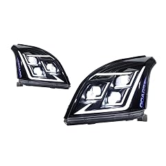 Auto Parts Compatible with Lander Cruiser Prado Headlights 2003-2009 Styling LED Daytime Lights Dual Projector DRL Car Accesorios