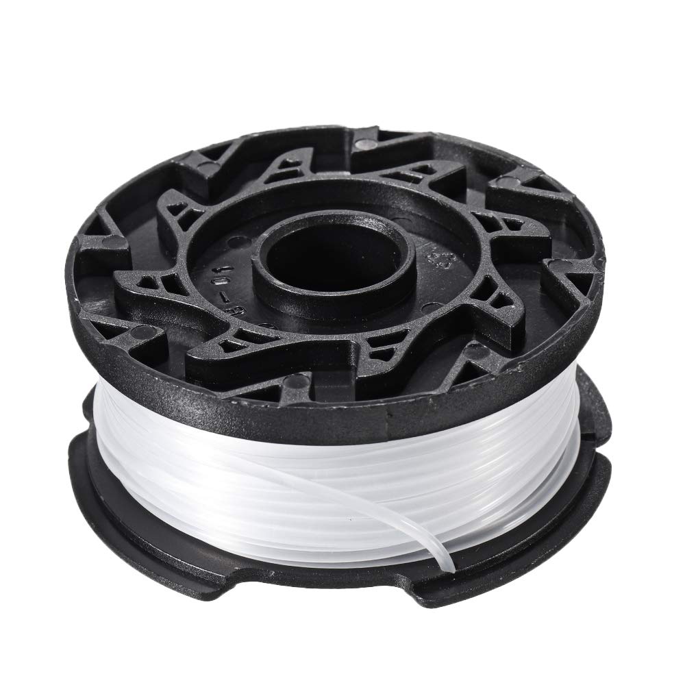 Lot de 6 bobines de fil AF100 de rechange pour débroussailleuse Black and Decker - 9,1 m